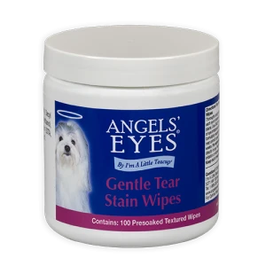 Angels Eyes Gentle Tear Stain Wipes 100szt - chusteczki do usuwania zacieków przy oczch oraz przebarwień dla psów i kotów