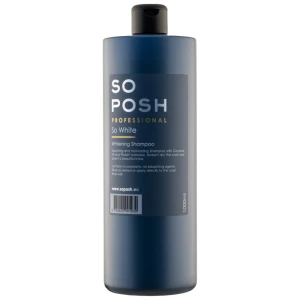 So Posh So White Shampoo 1000ml - profesjonalny szampon do  białego włosa, intesywnie nawilża i rozświetla szatę 